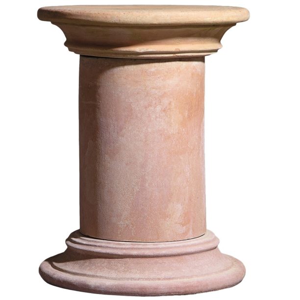 Colonna Con Capitello Liscio Poggi Ugo Terracotta Impruneta