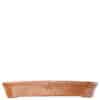 Cassetta da semina stondata in terracotta rettangolare con angoli arrotondati, ideale per semine e bonsai