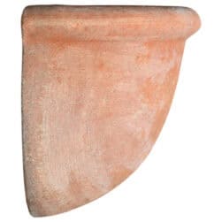 Tasca a Nido in terracotta da parete per piante ricadenti e aromatiche, produzione artigianale toscana