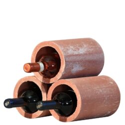 Simple and elegant bottle holder for Bordeaux and wine bottles. keeps wine, sparkling wine cool and decorates the table.