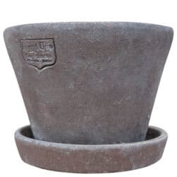 Set di 10 Conini in terracotta di Impruneta, alti 9 cm, perfetti per piante e decorazioni.