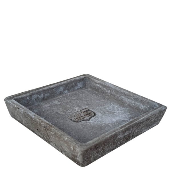 Square saucer in Impruneta terracotta