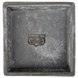 Piattino quadrato in terracotta Impruneta